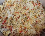 A picture of step 7 of Fried Rice 🌾🌾.