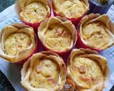 Gambar langkah 7 resipi Savory Cheese Egg Tart.