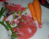 A picture of step 9 of Vegetable garlic spaghetti with potatoes.