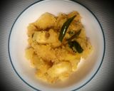 A picture of step 11 of Kappa Ularthiyathu- tapioca sauteed.