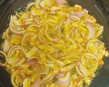 A picture of step 3 of Navaratan dal tadka.