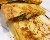 A picture of step 6 of Pizza Paratha.