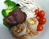 รูปขั้นตอนการทำที่ 5 ของ เส้นหมี่อกไก่ เมนูสุขภาพ คลีน