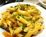 Pas rețetă Paste cu carne de vită în sos de legume 4 fotografie