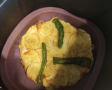 Foto del paso 3 de la receta: Rodaballo con pimientos, cebolla y patatas "al dente" en freidora de aire