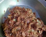 A picture of step 1 of Mutton kofta salen.