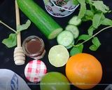 Foto langkah ke 1 dari resep Jus Timun Mint.