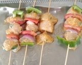 A picture of step 7 of Chicken Shashlik (Masala Boti) 🍡🍡🍡.