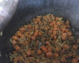 صورة لخطوة 5 من وصفة رز باللحم المثروم والجزر اللذيذ جدا