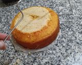 Foto del paso 24 de la receta Tarta de nata y mermelada de arándanos con conos de hojaldre