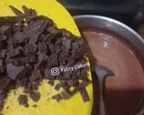 Foto langkah ke 3 dari resep Puding Brownies Roti Tawar.
