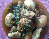 Foto langkah ke 7 dari resep Telur dan tahu cabe hijau.