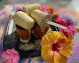 A picture of step 3 of Thandai Kulfi.