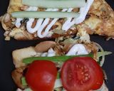 Foto langkah ke 4 dari resep Roti john simple.