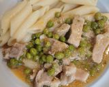 Zöldborsós tokány recept fázis 6 fotója