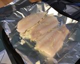Une image de l'étape 4 de Filets de cabillaud aux épices, crème de curcuma et tomates séchées.