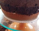 A picture of step 7 of Cocacola cake # Christmas revival#.