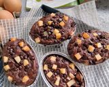 Foto langkah ke 5 dari resep Mini Choco Cheese Banana Cake.