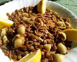 صورة لخطوة 2 من وصفة شوربة العدس البني بالمعكروني والشعيرية