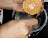 A picture of step 3 of Thandai Orange Mousee....no Gelatin.