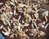 A picture of step 4 of Caramel Chocolate Fudge.