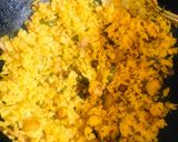A picture of step 6 of Poha (Maharashtrian Style).