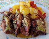 Foto del paso 7 de la receta: Calamares al ajillo, con patatas al horno
