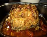 Kolbásszal áthúzott karaj recept fázis 5 fotója