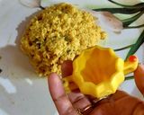 A picture of step 5 of Kesar-Pista Mawa Modak.