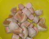 Foto langkah ke 1 dari resep Sayur sop soba (sosis bakso).