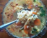 Foto langkah ke 4 dari resep Sop Makaroni Telor.