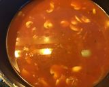 Une image de l'étape 4 de Soupe de tomates et champignons au basilic.