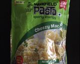 A picture of step 1 of Cheesy Mac pasta.