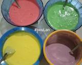 Cara Membuat Steamed Rainbow Cake 4