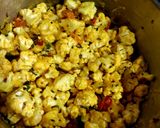 A picture of step 3 of Kasuri cauliflower.