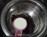 A picture of step 4 of Instant Choco Lava Modak.