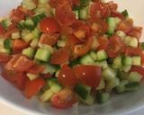 Citromos sült hal tabuléval (bulgur salátával) recept fázis 2 fotója