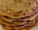 A picture of step 4 of Cheese paratha.