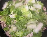 Hình bước làm 5 của món Canh cải dún thịt bằm