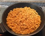 A picture of step 5 of Migas de Harina.