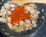 A picture of step 3 of Basmati Rice with Curry Chicken.