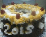 A picture of step 6 of Dry fruit new year cake.
