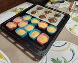 Foto del paso 5 de la receta: Muffins de yogurt y cedrón con chocolate