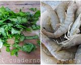 Foto del paso 4 de la receta Lubina Salvaje con Gambas al Ajillo