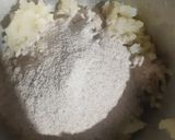 A picture of step 2 of Falahari cutlets.