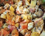 A picture of step 8 of N. Y. Strip and Potato Salad.
