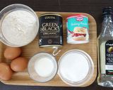 A picture of step 4 of Chocolate Cheese Muffins.