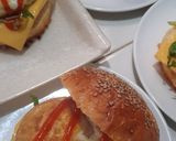 Hình bước làm 6 của món Bánh Hamburger+ bánh cua (công thức không nhồi bột)