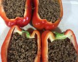 Foto del paso 4 de la receta: Morrones rellenos - Sin harina ‼️