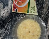 A picture of step 3 of Instant Hot n Sour Soup.